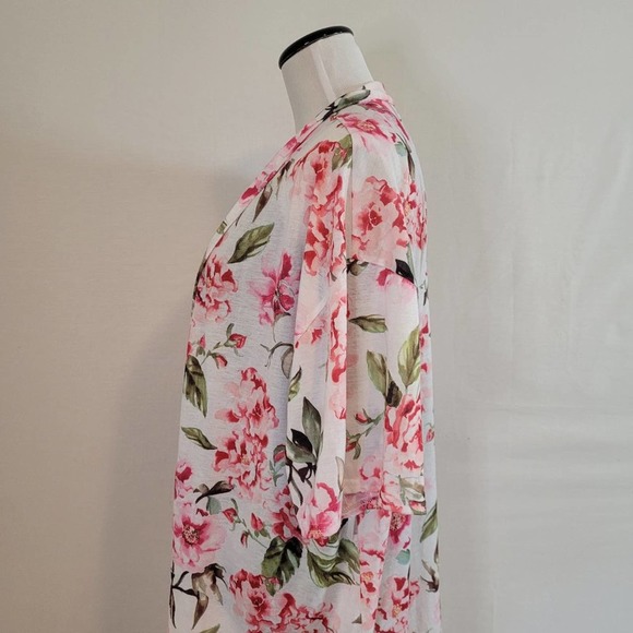 Show Me Your MuMu Brie Robe Pink Floral Kimono OS - Picture 7 of 10